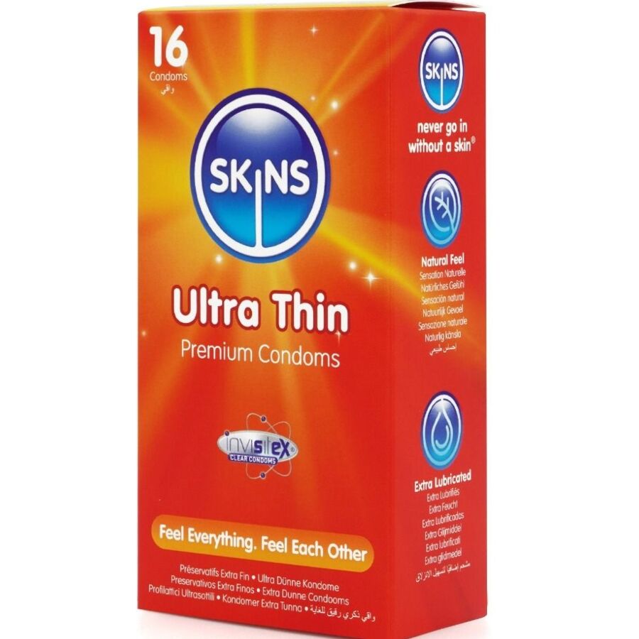 Skins - Ultradünne Premium-Kondome Packung 16