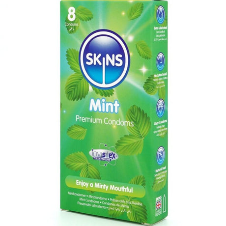 Skins - Mint Premium Kondome Packung 8