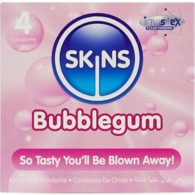 Skins - Bubblegum Premium-Kondome Packung 4