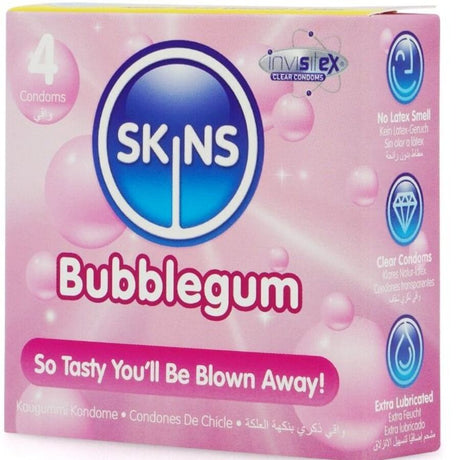 Skins - Bubblegum Premium-Kondome Packung 4