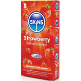 Skins - Erdbeere Premium-Kondome Packung 8