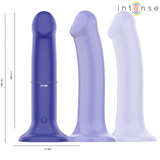 Intense - Victoria Vibrator mit Saugnapf 10 Vibrationen Dunkelblau Fernbedienung
