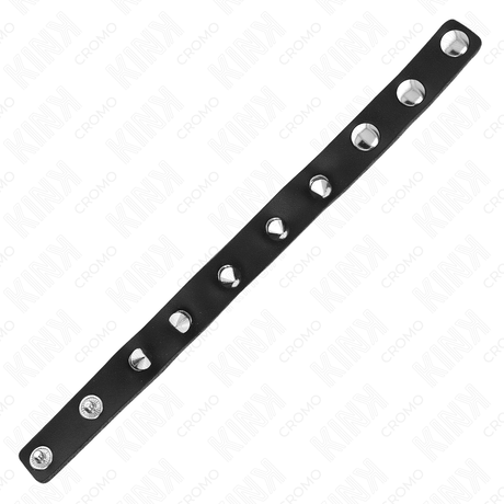 Kink - Penisring aus Leder mit Spikes 21,5 x 1,6 cm