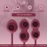 Intense - Charli Kegel Ball Kit Burgund