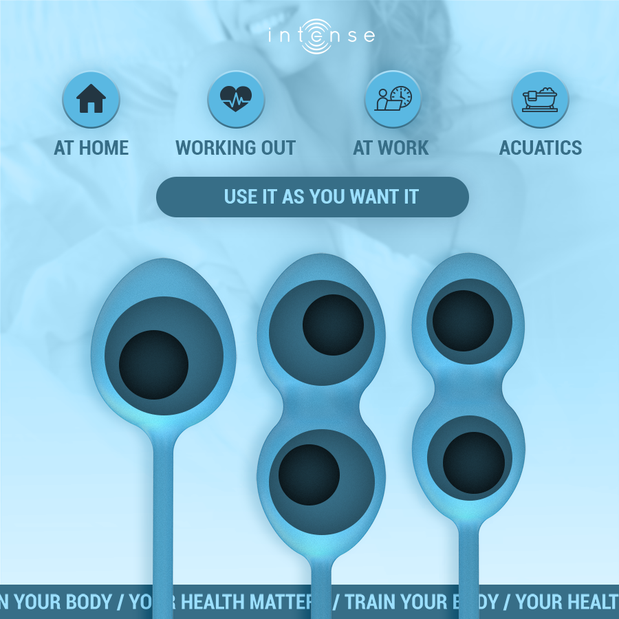 Intense - Charli Kegel Ball Kit Blau