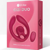 Snail Vibe - Gizi Duo Paarstimulator Fernbedienung Burgund