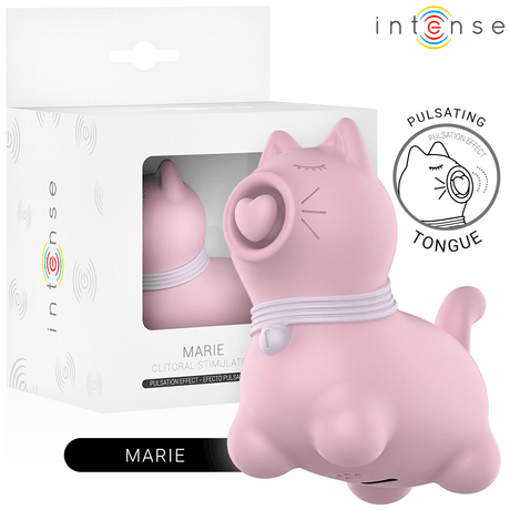 Auflegevibrator Marie Pink Pulsationseffekt Zungenstimulator