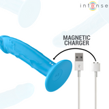 Intense - Phoebe Realistischer Vibrator 10 Vibrationen Blaue Fernbedienung