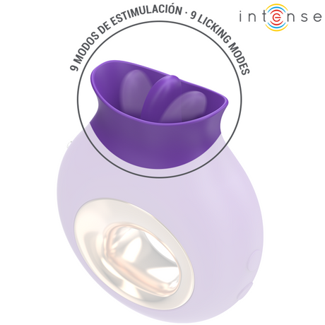 Auflegevibrator Tuli Klitorisstimulator 9 Vibrationen & 9 Oszillationen Lila.4