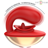 Intense - Mariah Vibrator & Stimulator in U-Form 10 Vibrationen Rot