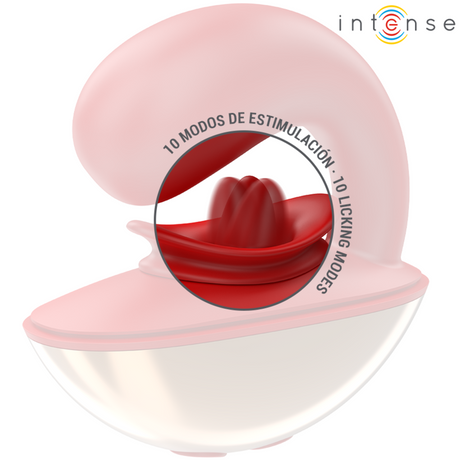 Intense - Mariah Vibrator & Stimulator in U-Form 10 Vibrationen Rot