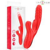Intense - Karol Multifunktionsvibrator Stoss & Stimulation & Stimulierende Wellen Rot
