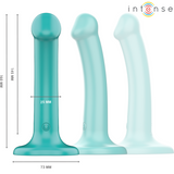 Intense - Katie Vibrator mit Saugnäpfen 10 Vibrationen Blau Fernbedienung