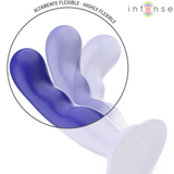 Intense - Shorty Vibrator mit Saugnäpfen Blau Fernbedienung