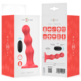 Intense - Cody Vibrator mit Saugnäpfen Rote Fernbedienung
