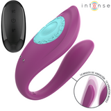 Intense - Annie U-Förmiger Vibrator und Stimulator Lila Fernbedienung