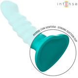 Intense - Buffy Vibrator Grösse S Spirale Design 10 Vibrationen Blau Fernbedienung