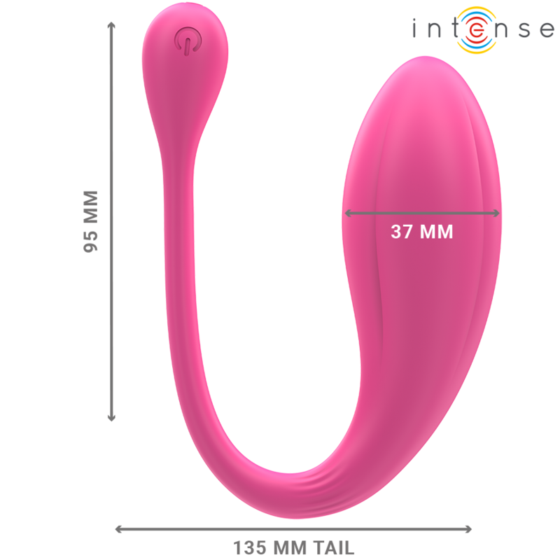 Intense - Janice U Vibrator Doppelstimulation 10 Vibrationen Rosa Fernbedienung