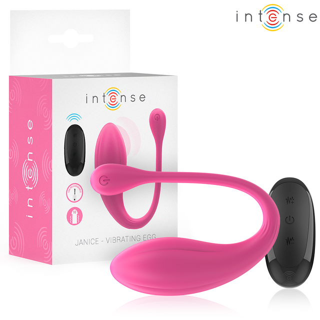 Intense - Janice U Vibrator Doppelstimulation 10 Vibrationen Rosa Fernbedienung