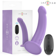 Intense - Eddie Vibrator 17,5 cm 10 Vibrationen Lila Fernbedienung