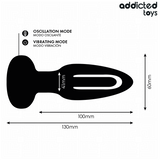 Addicted Toys - Analplug mit Vibrierender Zunge und Fernbedienung