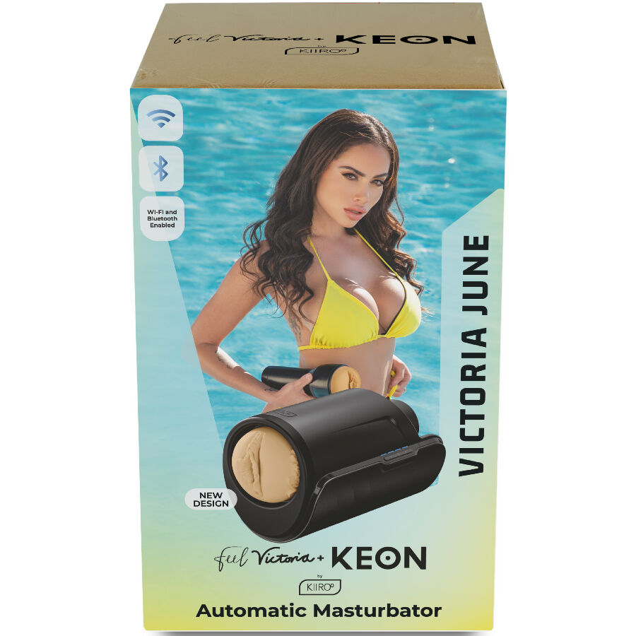 Kiiroo - Keon Wifi Combo Victoria June Automatischer Masturbator + Feel Stroker
