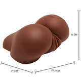 Act - Bal Ass Realistischer Masturbator mit Braunem Vibrator