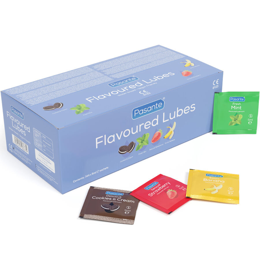 Pasante - GeschmacksGleitmittel Box 144 Einheiten 5 ml