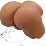 Crazy Bull - Geriann Realistischer Weiblicher Po-Vibrator und Sauger mit Ton 5,5 kg