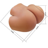 Crazy Bull - Ilana Realistischer Weiblicher Po-Vibrator und Sauger mit Ton 6,8 kg