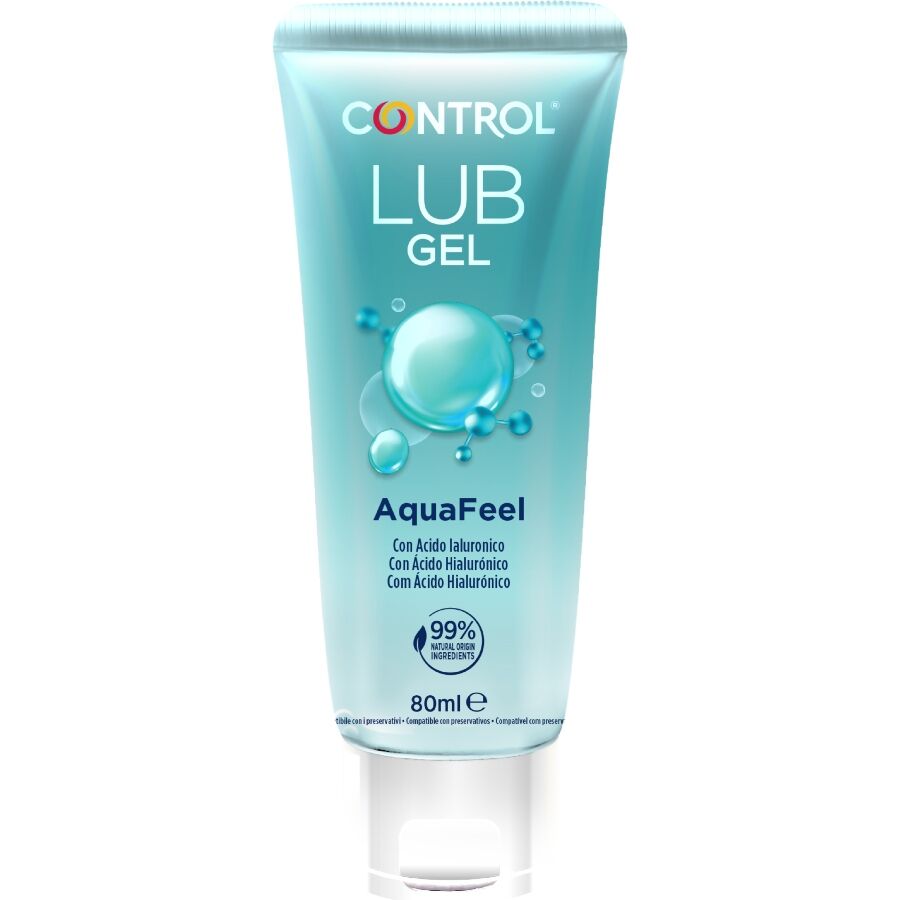Control - Aquafeel Gleitmittel mit Hyaluronsäure 80 ml