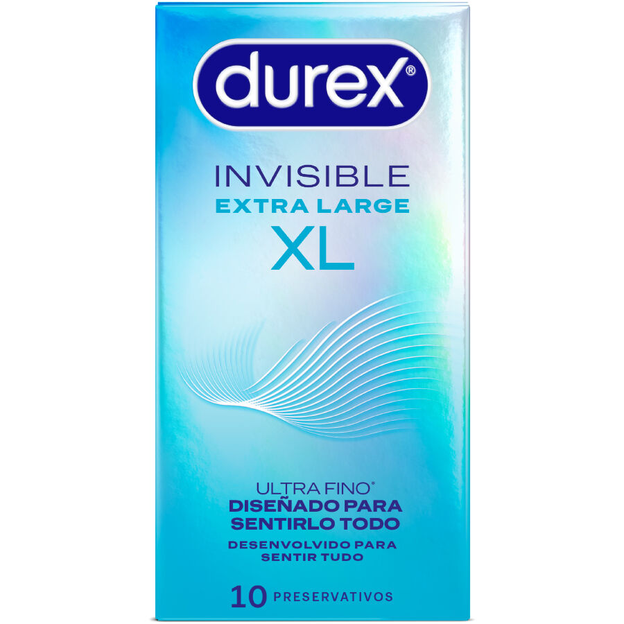 Durex - Unsichtbare Kondome XL 10 Einheiten