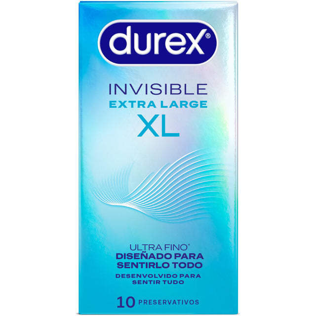 Durex - Unsichtbare Kondome XL 10 Einheiten