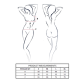 Passion - Tivolea Bh + String Set Violett L/XL