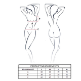 Passion - Belissana Bh + String Set Weiss S/M