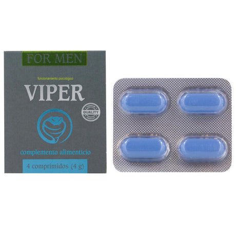 Nahrungsergänzungsmittel Cobeco Viper Nahrungsergänzung für Ihn 4 Tabletten