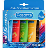 Pasante - Packung Sortierte Gleitmittel mit Geschmack 5 Einheiten x 15 ml