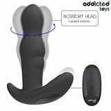 Addicted Toys - Rotierender Vibrierender Analstecker mit Fernbedienung