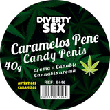 Diablo Goloso - 20 Penis-Süßigkeiten Cannabis-Aroma