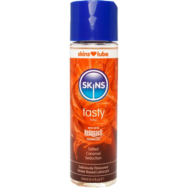 Skins – Köstliches, Wasserbasiertes Gleitmittel mit Gesalzenem Karamell-Geschmack 130 ml