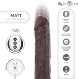 Mr Intense – Matt Realistisches Multifunktions-Motor mit Vibration, auf- und Ab-Fernbedienung, 22 cm – O – 4 cm