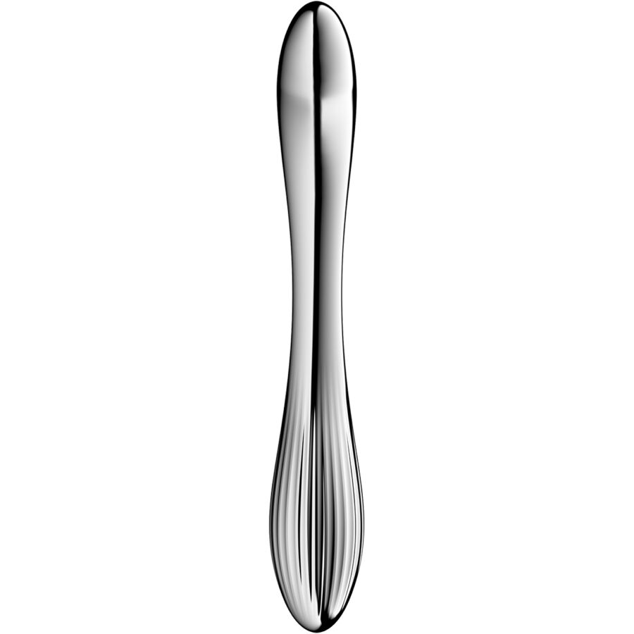 Satisfyer - Pure Gravity 1 Doppelendeller Dildo aus Edelstahl