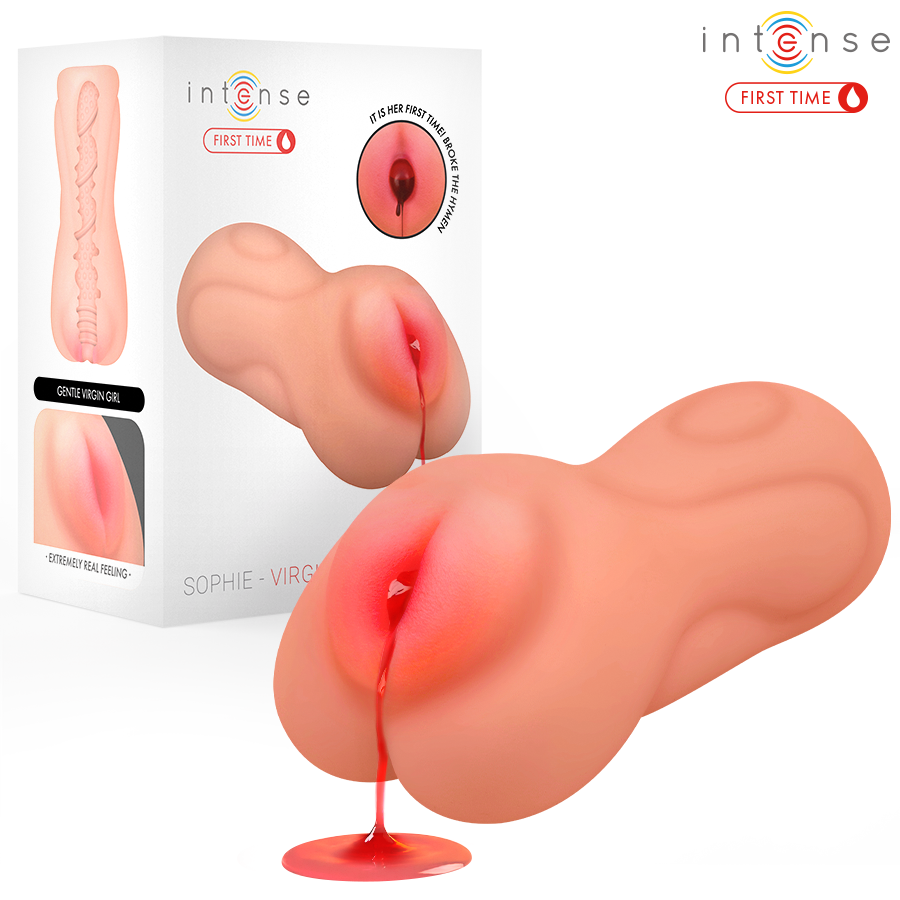Intense First Time - Sophie Jungfrau Masturbator mit Blutung