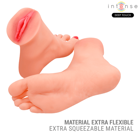 Masturbator Deep Touch Gabbie Zweiteiliger Fussförmiger Mastaubador.4