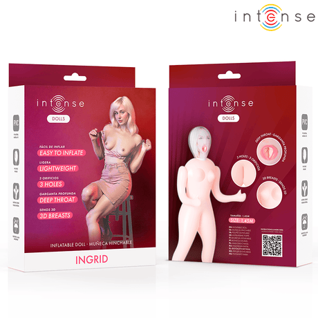 Intense Dolls - Aufblasbare Puppe Ingrid mit Drei Öffnungen