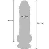 Get Real - Deluxe Realistic Penis with Testicles Extra Thick 28 cm