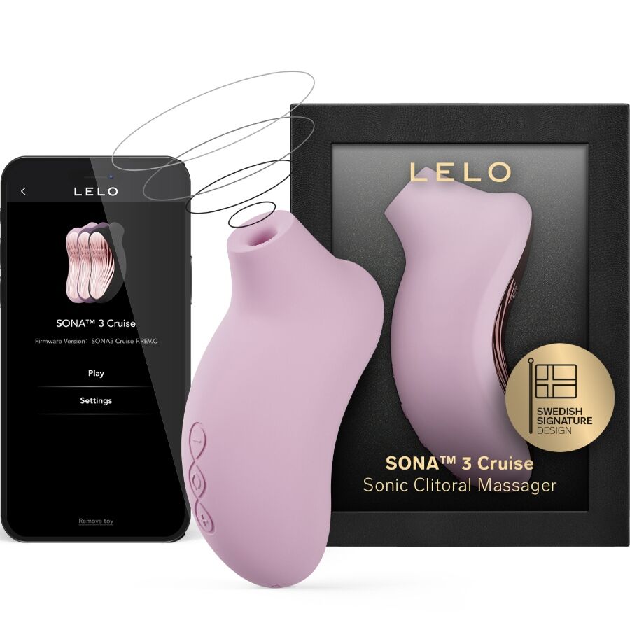 Lelo - Sona 3 Cruise Sonic Klitoralsager Zartrosa