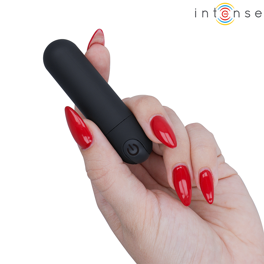 Intense - Karen Mini Wiederaufladbarer Vibrationskugel Schwarz