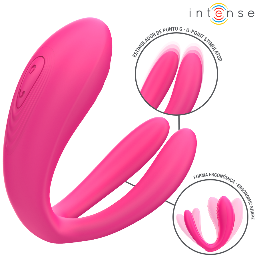 Intense - Julia Doppelvibrator-Klemmenstimulator mit Fernbedienung