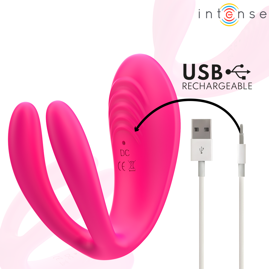 Intense - Julia Doppelvibrator-Klemmenstimulator mit Fernbedienung